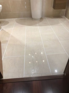 Bathroom tiles after deep clean and sealing cults aberdeen